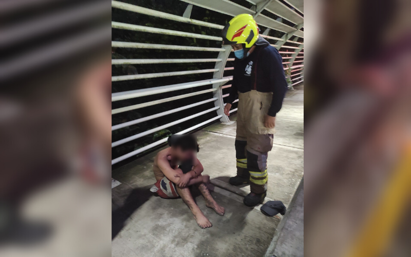 Otra vida salvada en el viaducto Provincial