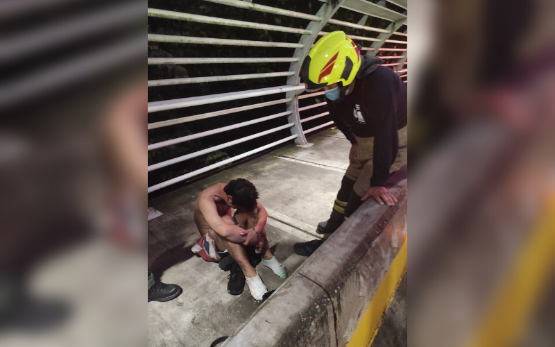 Otra vida salvada en el viaducto Provincial