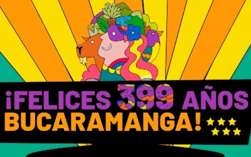 Bucaramanga se viste de fiesta para sus 399 años