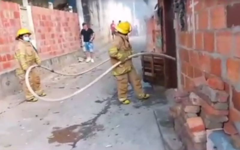 Se les quemó la casa en vísperas de Navidad