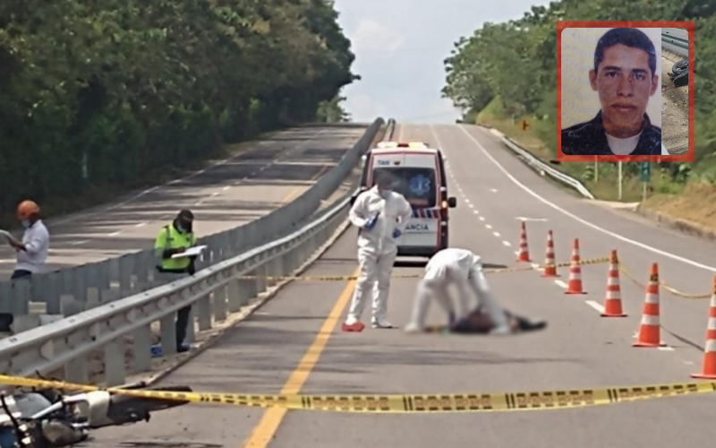 Motorizado fallecido era Nicolás Mendoza