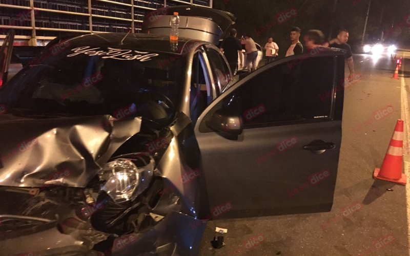 Accidente múltiple en la autopista de Piedecuesta