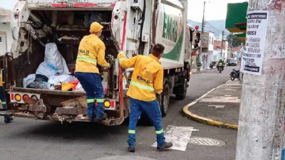 Ajustes para recolección de basuras en Año Nuevo