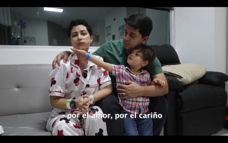 Emotivo video de Ángela Hernández en el Hospital