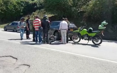 Accidentes en la vía nacional de San Gil