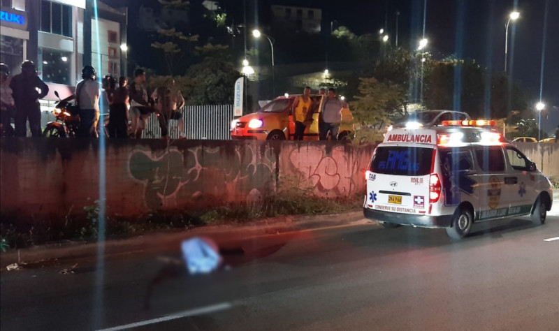 Peatón falleció cerca del puente ‘El Loco’ en Girón