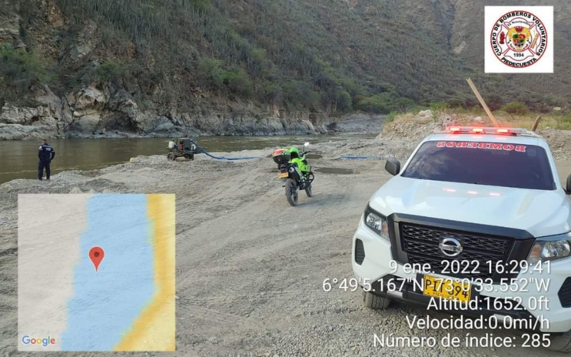 Niño de 8 años se fue arrastrado por el Río Chicamocha