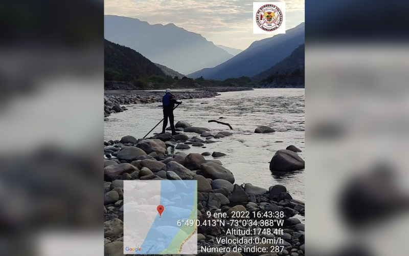 Niño de 8 años se fue arrastrado por el Río Chicamocha