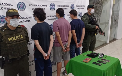 Vinieron de Medellín a robar en el Área… ¡Pero los atraparon!
