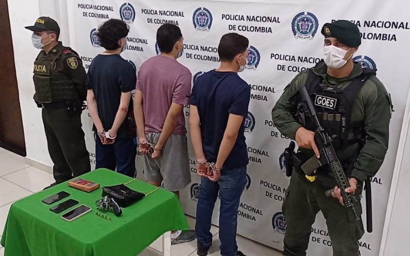 Vinieron de Medellín a robar en el Área… ¡Pero los atraparon!