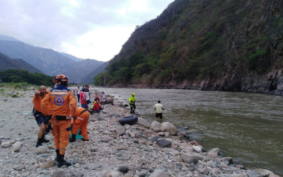 Se reanudó la búsqueda de un menor en el río Chicamocha