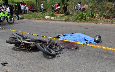 Huía de un robo y fue arrollado por una volqueta