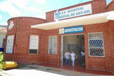 Congestión en Urgencias del hospital de San Gil