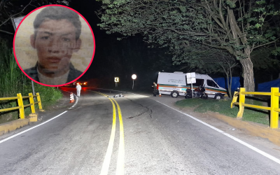 Murió motociclista en choque con camión en El Playón