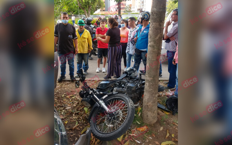 Aparatoso accidente ocurrido en sector Real de Minas