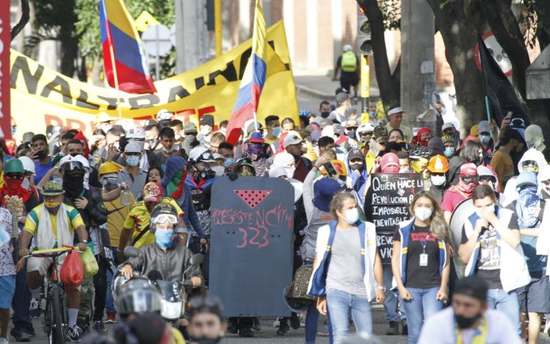 De nuevo, marcha y plantón universitario en la ‘Bonita’