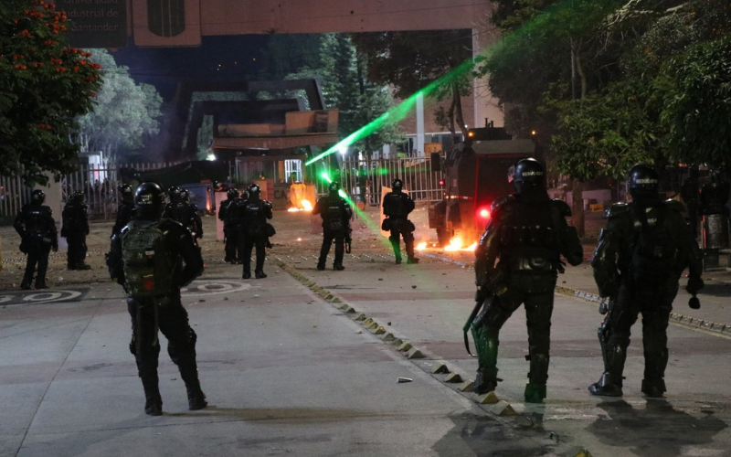 Noche ‘turbulenta’ en los alrededores de la UIS