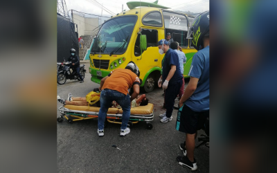 Video: Ciclista accidentado en el Norte de Bucaramanga