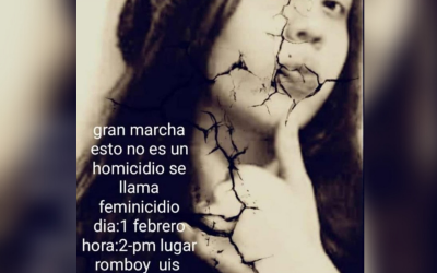 “Esto no es un homicidio, se llama feminicidio”