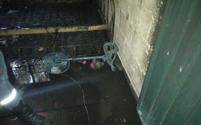 Ardió una habitación de hotel en el municipio de Curití