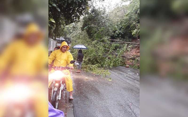 Emergencias por intensas lluvias en Bucaramanga