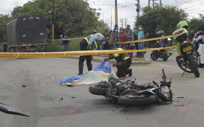 Letal accidente cerca del puente de El Palenque
