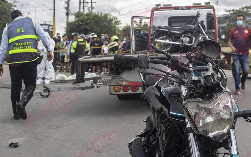 Letal accidente cerca del puente de El Palenque