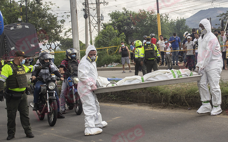 Letal accidente cerca del puente de El Palenque