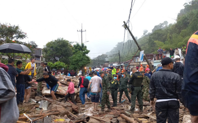 Alud deja 11 fallecidos y más de 20 heridos en Pereira