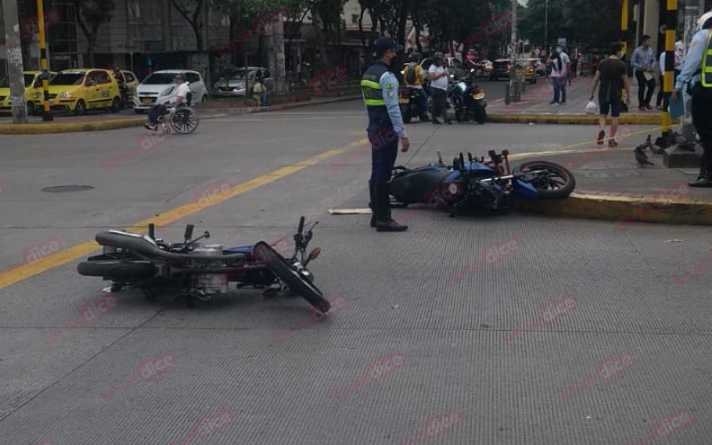 Día accidentado en la carrera 15 con 36 de Bucaramanga