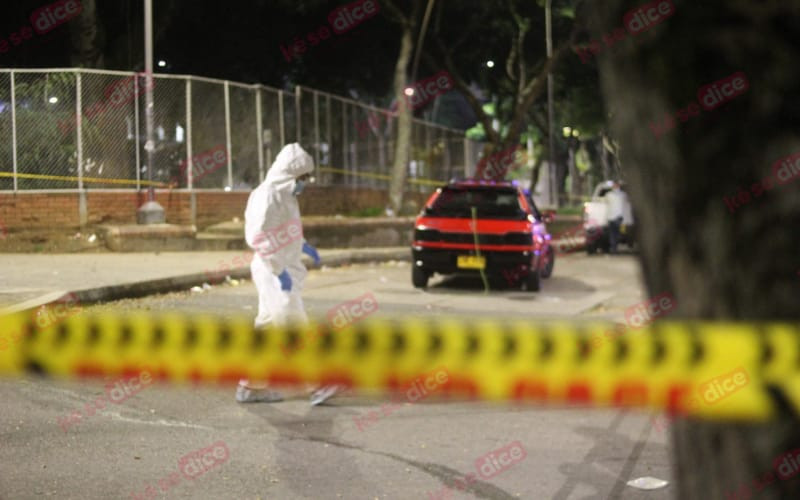 Ataque de sicarios en el Parque de Los Niños de Bga