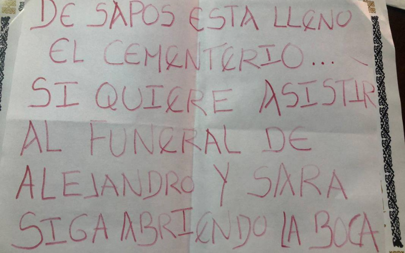 Amenazas de muerte a testigos en caso contra Aguilar