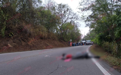 Un muerto en la carretera entre San Gil y Bucaramanga