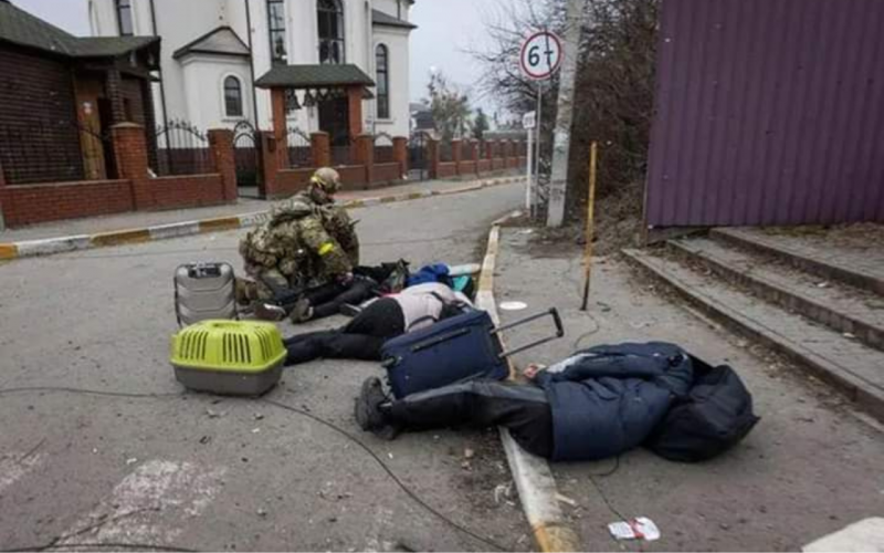 Vídeo: Misil ruso cae sobre civiles que huían en Ucrania