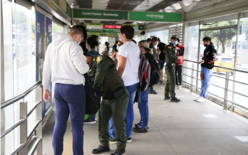 Realizan controles de seguridad en la Estación Provenza