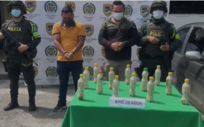 ‘Cayeron’ tres hombres llevando droga por Aguachica