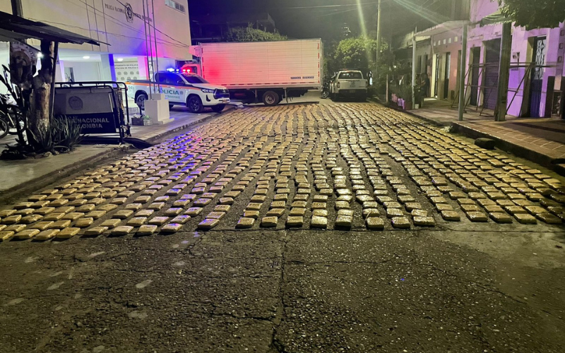 Más de mil kilos de marihuana incautados en Cimitarra