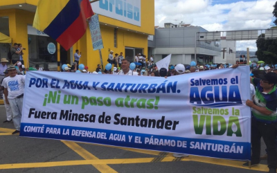 Marcharán por la defensa del agua en Bucaramanga