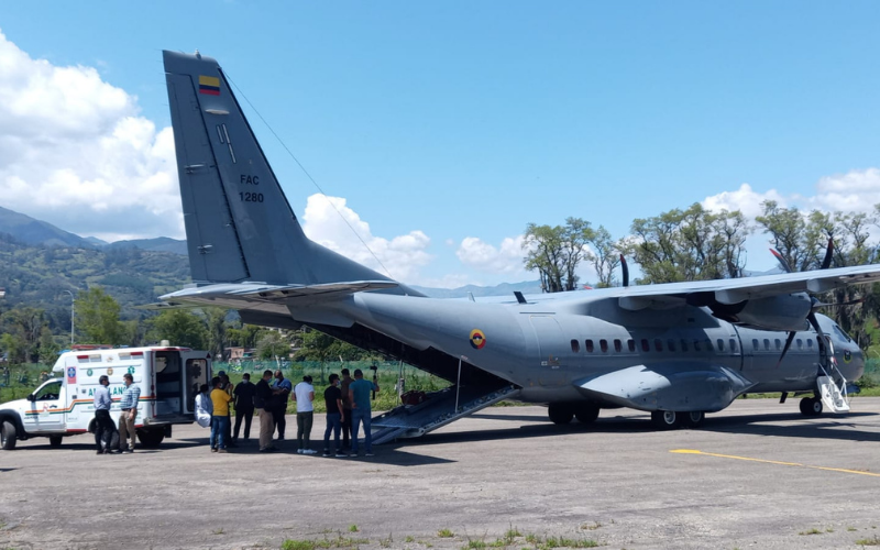 Video: Avión traslada a menor accidentada en San Andrés