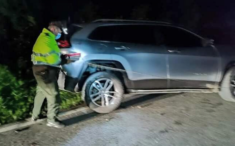 Estruendoso accidente en Las Canoas de Oiba