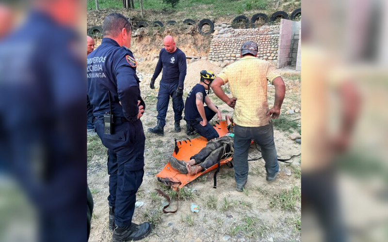 Rescatan abuelo en boscosidad cerca a Centroabastos