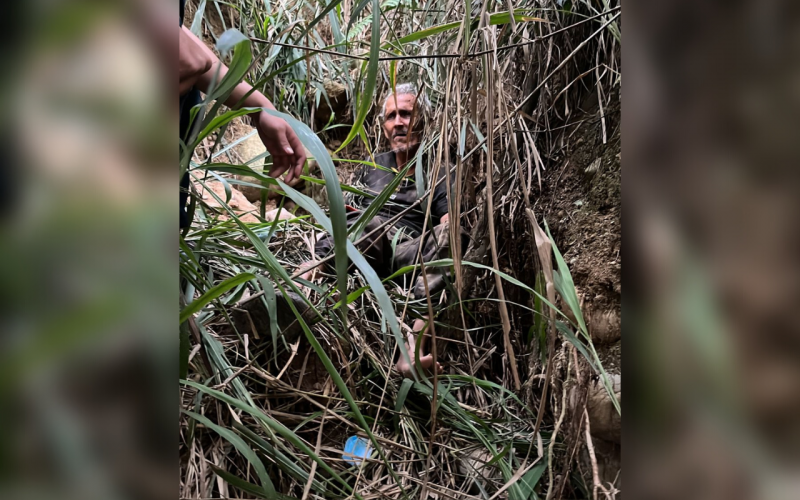 Rescatan abuelo en boscosidad cerca a Centroabastos