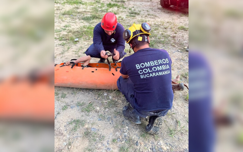 Rescatan abuelo en boscosidad cerca a Centroabastos