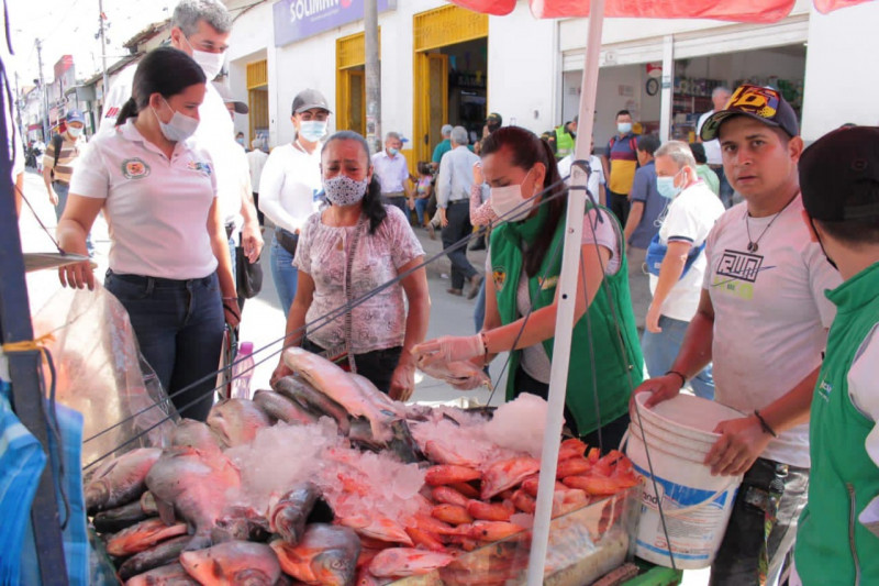 Más de 35 kilos de pescado incautados en Piedecuesta