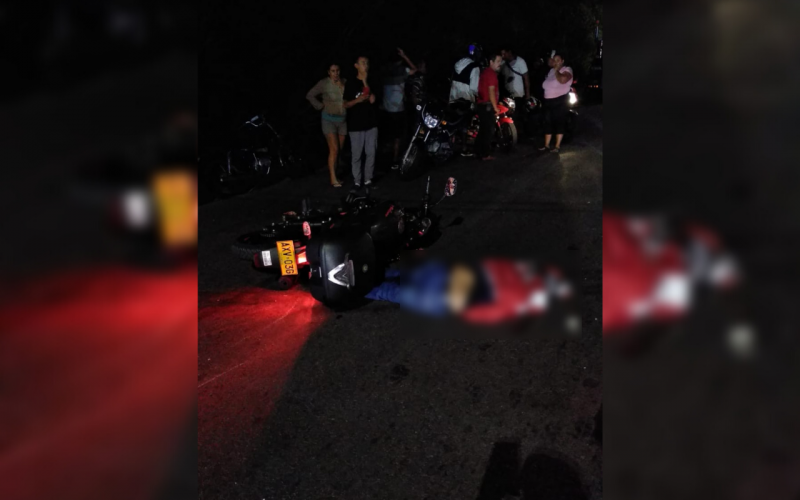 Motorizado falleció en accidente en la vía a Cúcuta