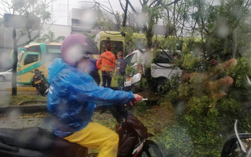 Particular se estrelló con un Metrolínea en Provenza