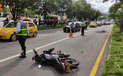 Motorizada falleció en siniestro vial en la paralela