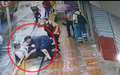 Video: violento hurto junto a la Plaza Central de Bga