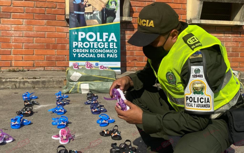 Aprehenden más de mil pares de calzado de contrabando