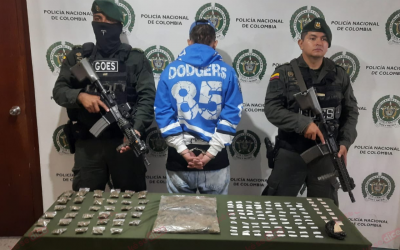 Tenía la droga lista para vender en Nueva Colombia